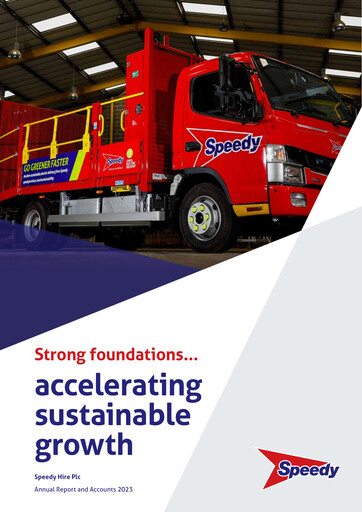 Thumbnail Speedy Hire Annual Report 2023