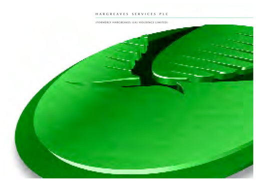 Thumbnail Hargreaves Services Annual Report 2006