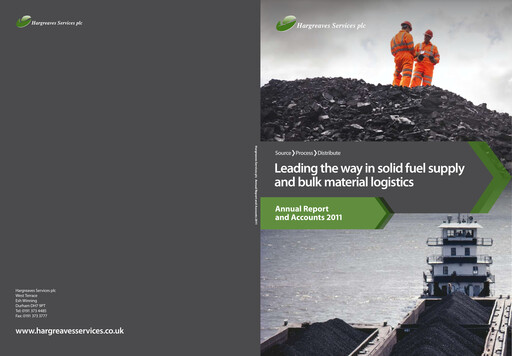 Thumbnail Hargreaves Services Annual Report 2011