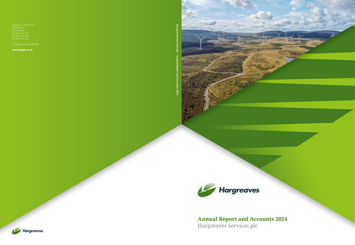 Thumbnail Hargreaves Services Annual Report 2024