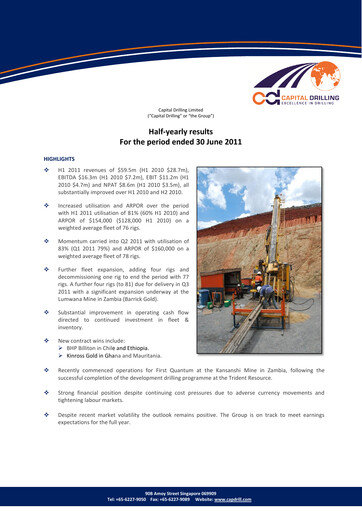 Thumbnail Capital Limited Half-year Report 2011-h1