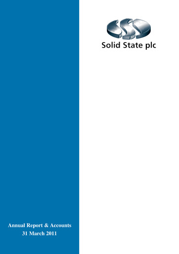 Thumbnail Solid State Group Annual Report 2011