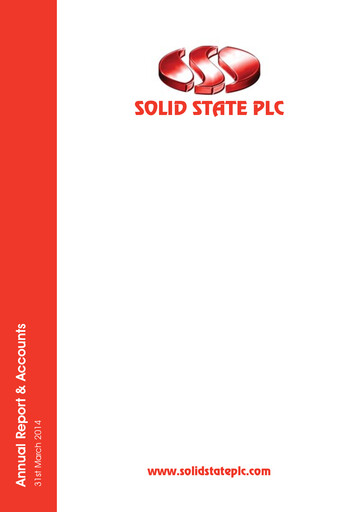 Thumbnail Solid State Group Annual Report 2014