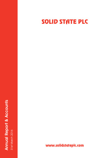 Thumbnail Solid State Group Annual Report 2016