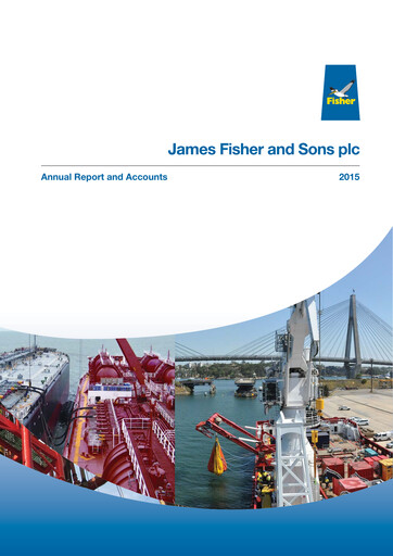 Thumbnail James Fisher and Sons Annual Report 2015