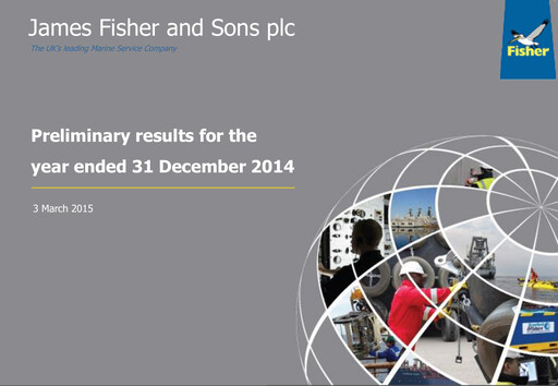 Thumbnail James Fisher and Sons Financial Report 2014