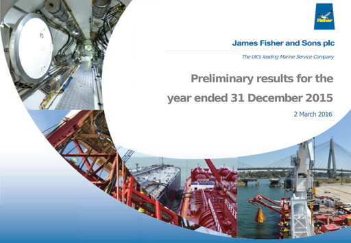 Thumbnail James Fisher and Sons Financial Report 2015