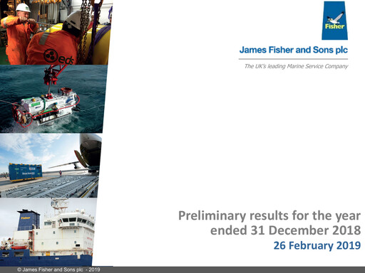 Thumbnail James Fisher and Sons Financial Report 2018