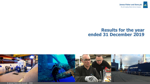 Thumbnail James Fisher and Sons Financial Report 2019