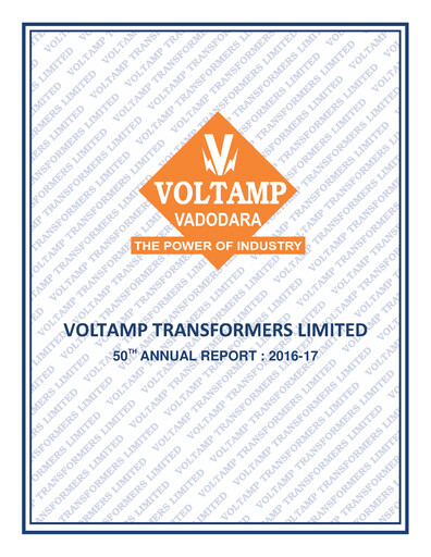 Thumbnail Voltamp Transformers
 Annual Report 2016-2017