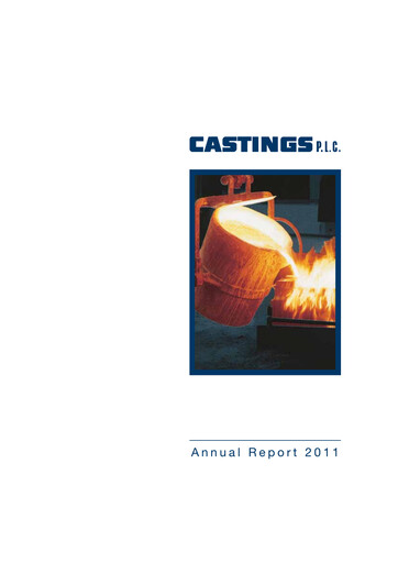 Thumbnail Castings P.L.C. Annual Report 2011