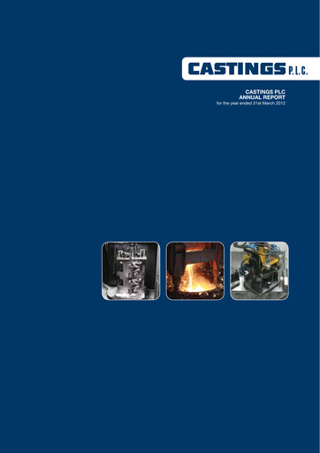 Thumbnail Castings P.L.C. Annual Report 2012