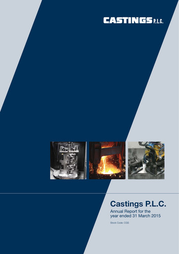 Thumbnail Castings P.L.C. Annual Report 2015