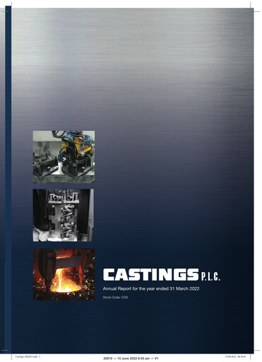 Thumbnail Castings P.L.C. Annual Report 2022