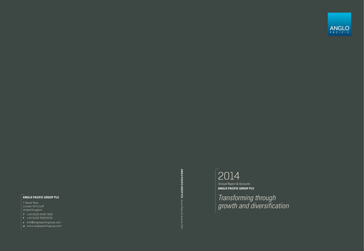 Vorschaubild Ecora Resources Jahresbericht 2014