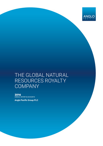 Vorschaubild Ecora Resources Jahresbericht 2016