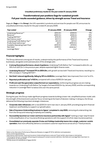 Thumbnail Saga Financial Report 2026