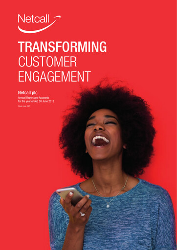 Thumbnail Netcall Annual Report fy2018