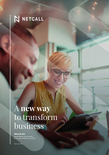 Thumbnail Netcall Annual Report fy2021