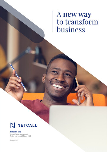Thumbnail Netcall Annual Report fy2022