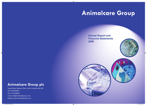Miniature Animalcare Group Rapport annuel 2008