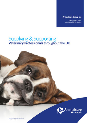 Miniature Animalcare Group Rapport annuel 2015