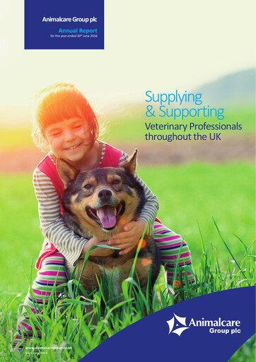 Miniature Animalcare Group Rapport annuel 2016