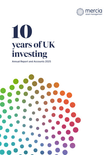 Thumbnail Mercia Asset Management Annual Report 2025