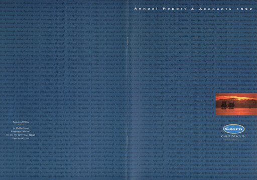 Thumbnail Capricorn Energy Annual Report 1992