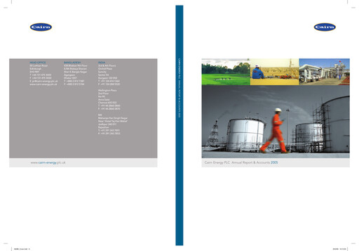 Thumbnail Capricorn Energy Annual Report 2005