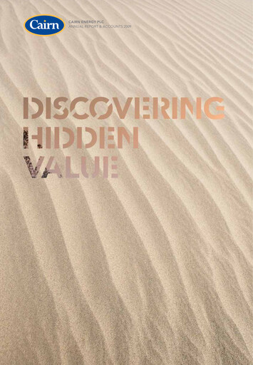 Thumbnail Capricorn Energy Annual Report 2009