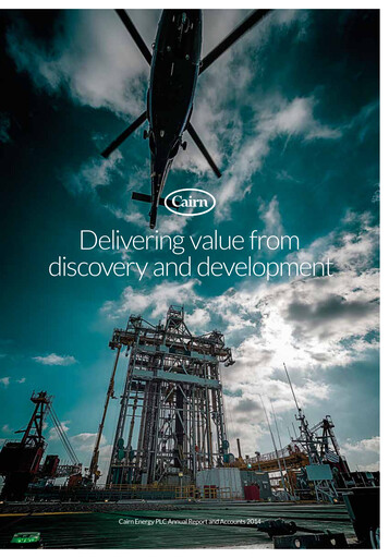 Thumbnail Capricorn Energy Annual Report 2014