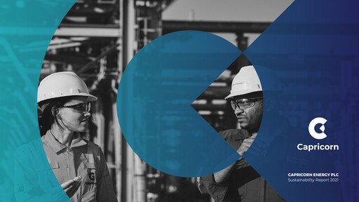 Thumbnail Capricorn Energy Sustainability Report 2021