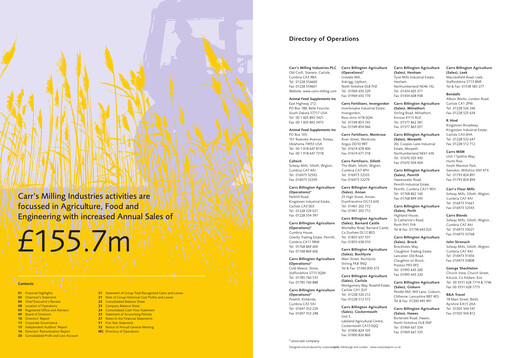 Thumbnail Carr's Group Annual Report 2004