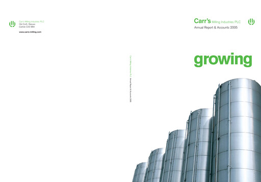 Thumbnail Carr's Group Annual Report 2005