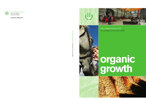 Thumbnail Carr's Group Annual Report 2006
