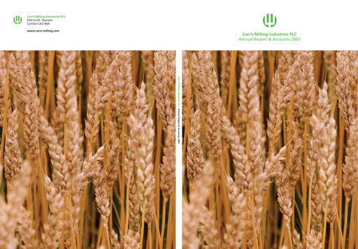 Thumbnail Carr's Group Annual Report 2007