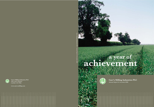 Thumbnail Carr's Group Annual Report 2008