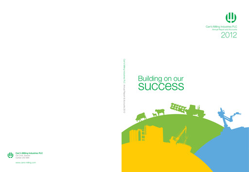 Thumbnail Carr's Group Annual Report 2012