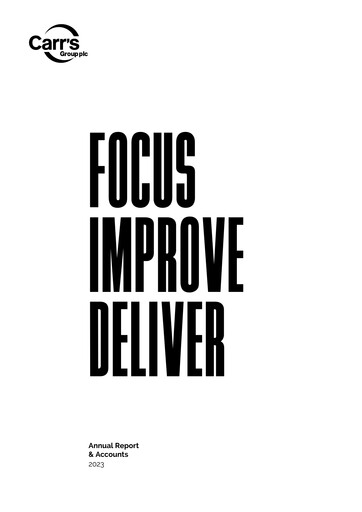 Thumbnail Carr's Group Annual Report 2023