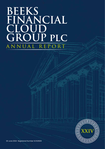 Thumbnail Beeks Financial Cloud Group Annual Report 2024