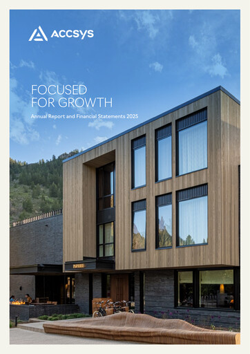 Thumbnail Accsys Technologies Annual Report 2025