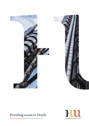 Thumbnail Helios Underwriting Annual Report 2015