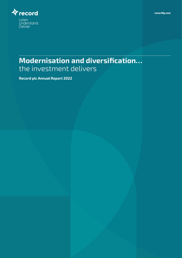 Thumbnail Record Financial Group Annual Report 2022