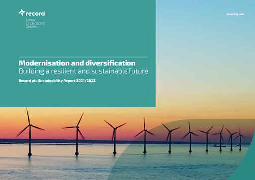 Miniature Record Financial Group Rapport de durabilité 2021-2022