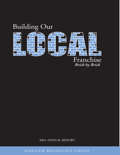 Thumbnail Sinclair, Inc. Annual Report 2001