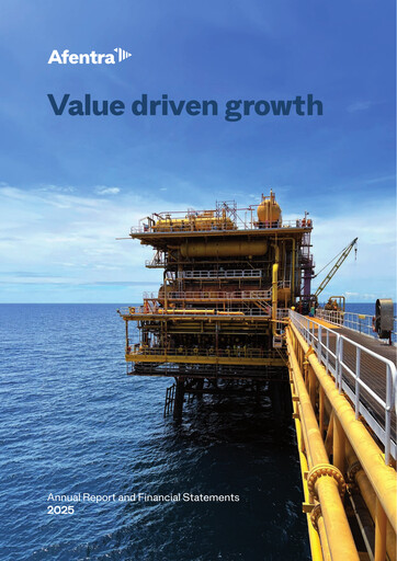 Thumbnail Afentra Annual Report 2025