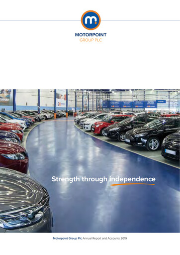 Thumbnail Motorpoint Group Annual Report 2019