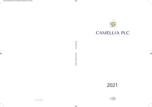 Thumbnail Camellia Plc Annual Report 2021