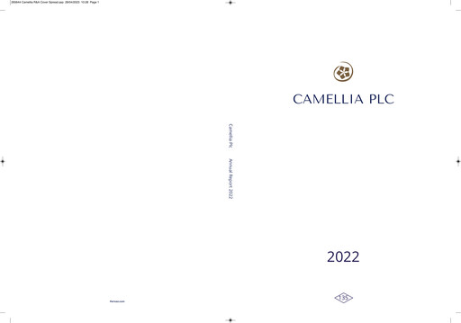 Thumbnail Camellia Plc Annual Report 2022